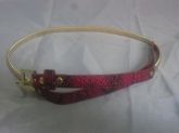 Cinto Rosa Cobra